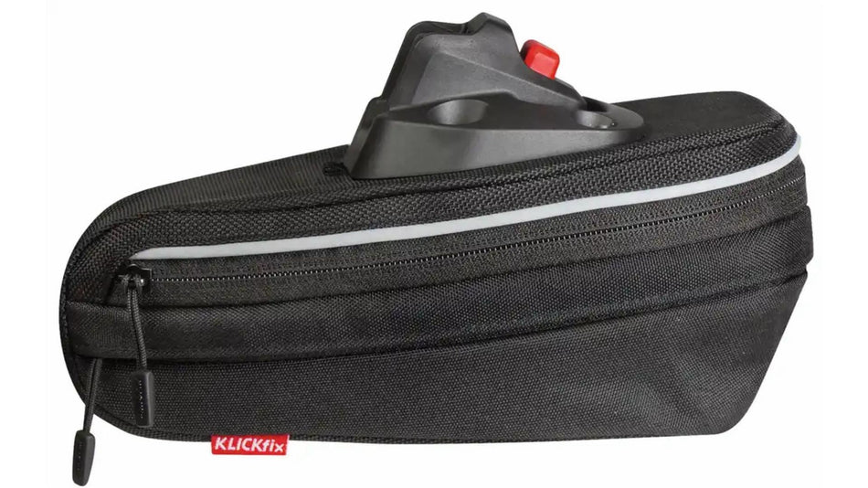KLICKfix Bikepack Sport Expandable Satteltasche schwarz 2 L