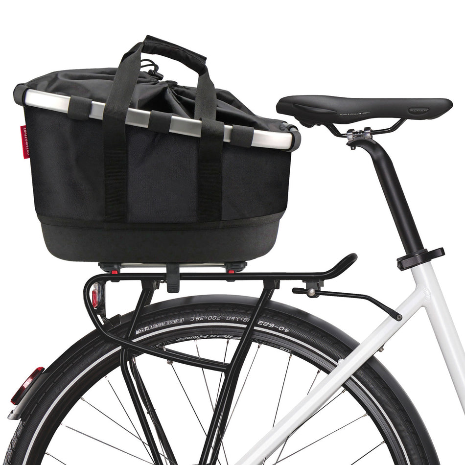 Klickfix Reisenthel Bikebasket GT Gepäckträgertasche mit Aluminumrahmen Uniklip 2 Schwarz