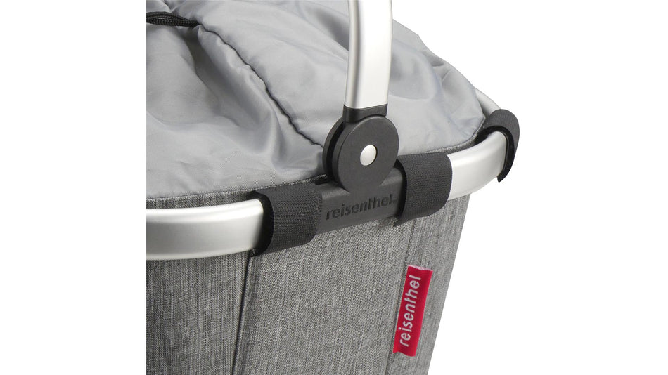 KLICKfix Carrybag GT mit Uniklip 2 Gepäckträgertasche Twist silver 24 L