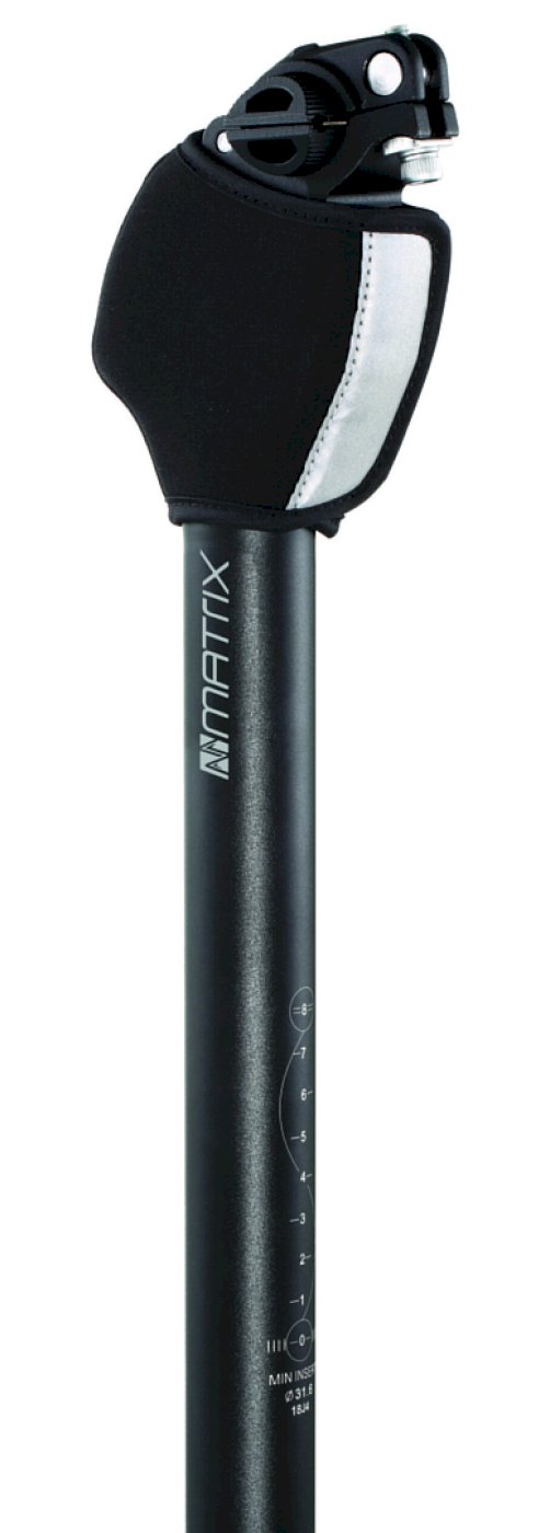 Matrix Federsattelstütze Parallelogramm PL100 bis 70kg schwarz