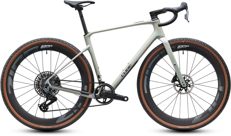 Cube Nuroad C:62 SLX Gravelbike Diamant 28" glintsand´n´black