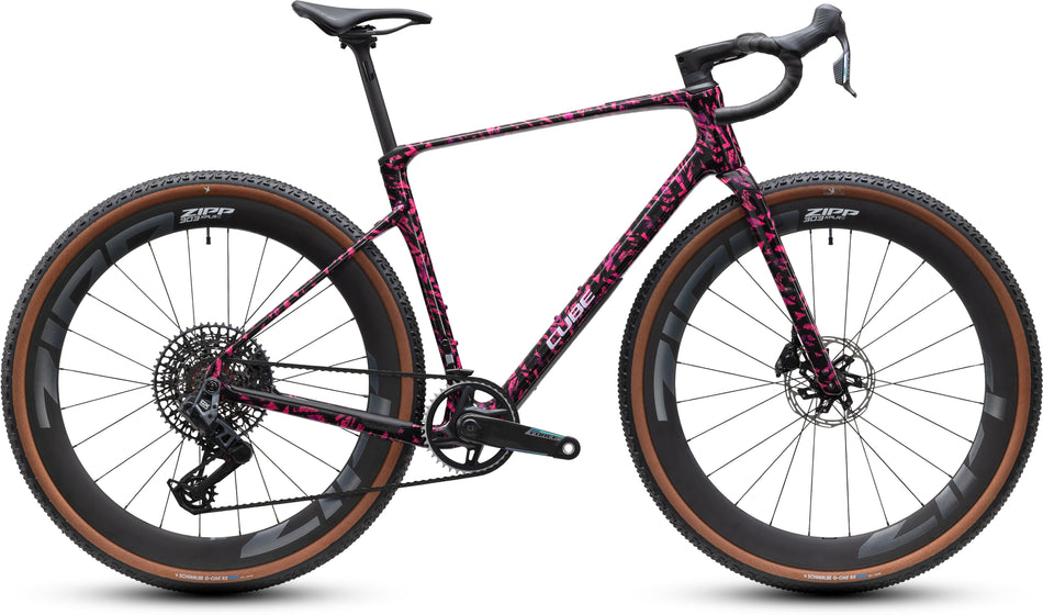 Cube Nuroad C:62 SLX Gravelbike Diamant 28" pinkaction´n´black