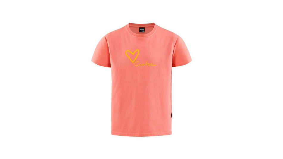 Cube Organic T-Shirt Rookie Bicycle Love coral