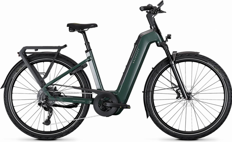 Kalkhoff Endeavour 5+ Advance 800 Wh E-Bike Wave 28" techgreen/diamondblack glossy