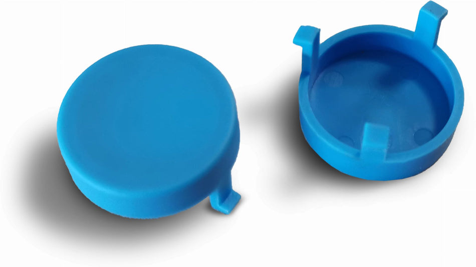 Cube Schiebebügel Knopfkappe Kinder Fahrradanhänger Double CMPT blue