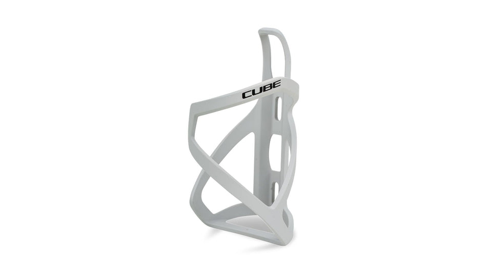 Cube Flaschenhalter HPP Left-Hand Sidecage matt light grey´n´glossy black