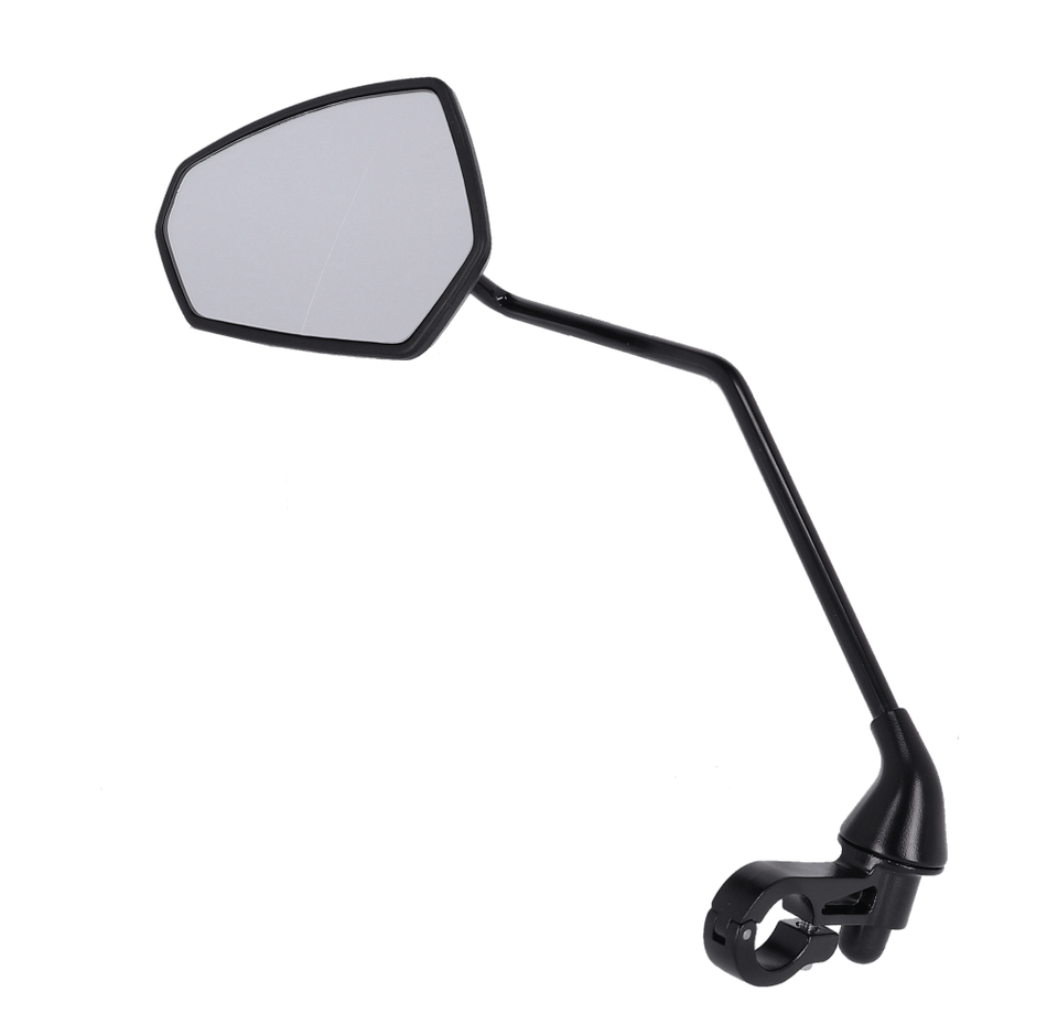 Ergotec Rückspiegel M-77-LV, für Linksmontage, langarm, alu, einklappbar, schwarz