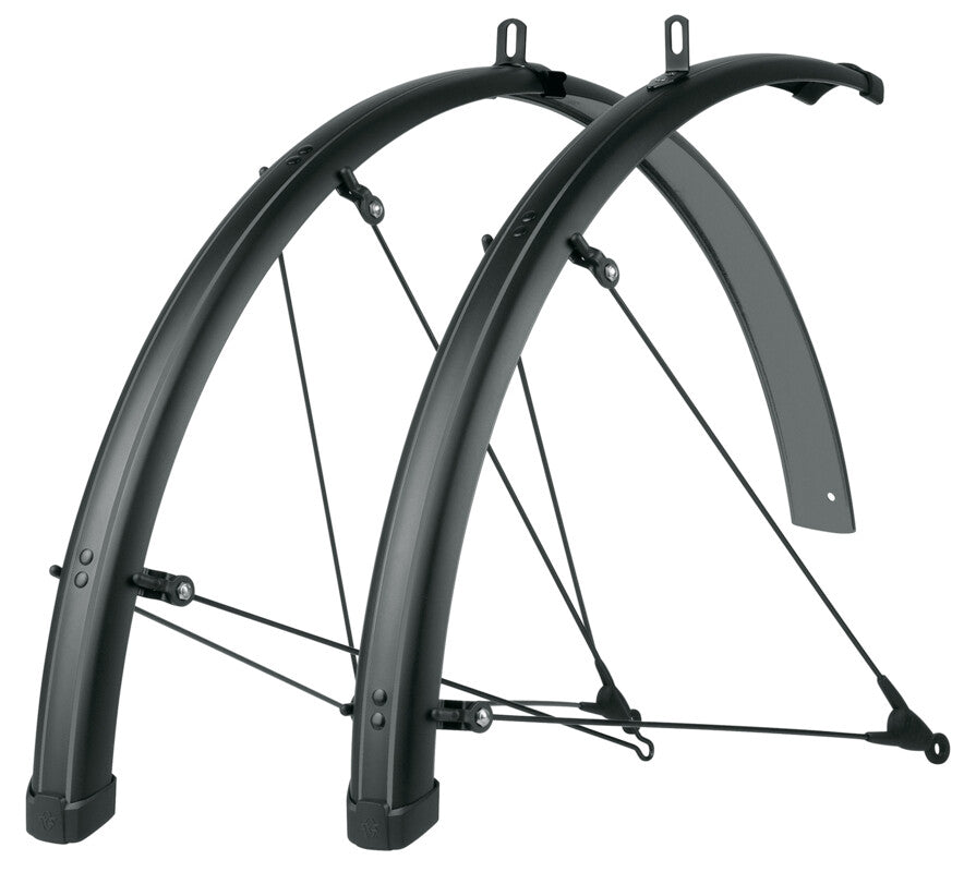 SKS GERMANY Bluemels Stripes Schutzbleche-Set 28" schwarz-matt