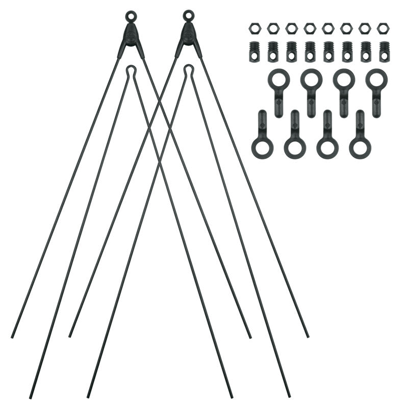 SKS GERMANY ASR-/V-Streben Set für Bluemels Basic und Stripes 26" - 29" black 365 mm