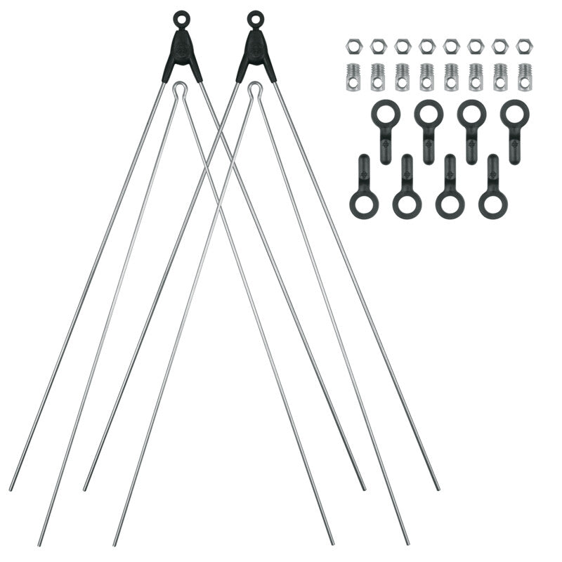 SKS GERMANY ASR-/V-Streben Set für Bluemels Basic und Stripes 26" - 29" silver 365 mm