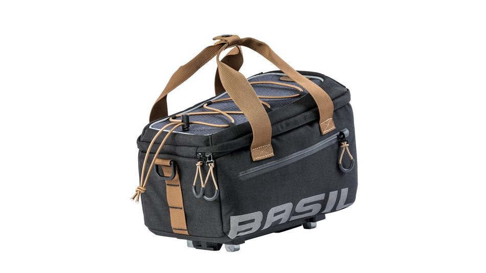 Basil Miles Mik Gepäckträgertasche black slate 7 L