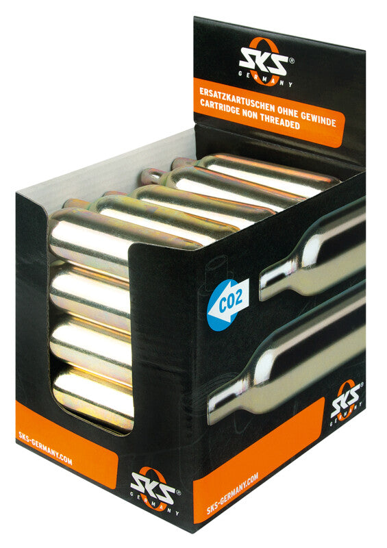 SKS GERMANY CO2-Kartusche ohne Gewinde für Airchamp Pro golden 1 Stk. 16 g