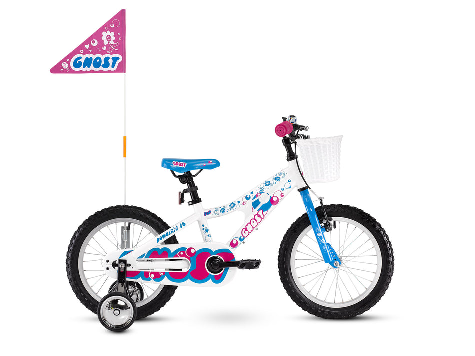 Ghost Powerkid Kinderrad 16" white/blue