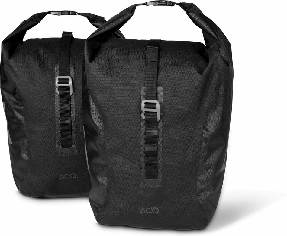 ACID TRAVLR Gepäckträgertaschen 20/2 Stück  black