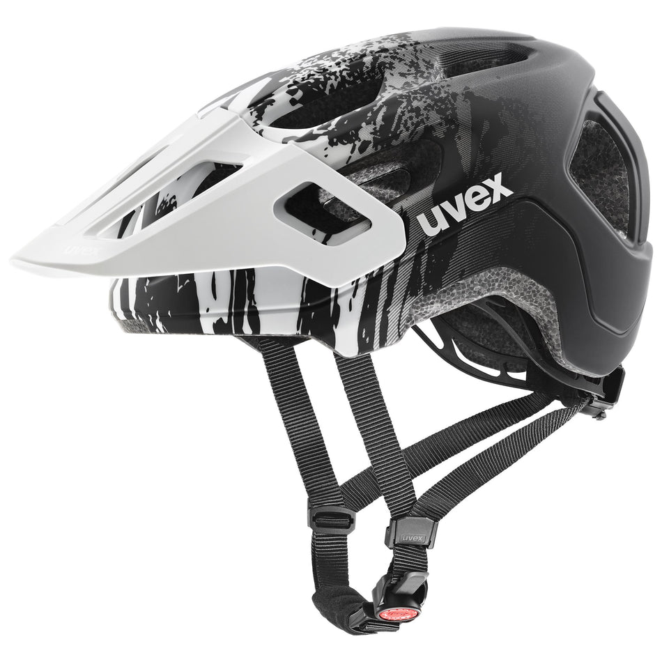 Uvex React Jr. Kinder-Helm white-black matt S (52-56 cm)