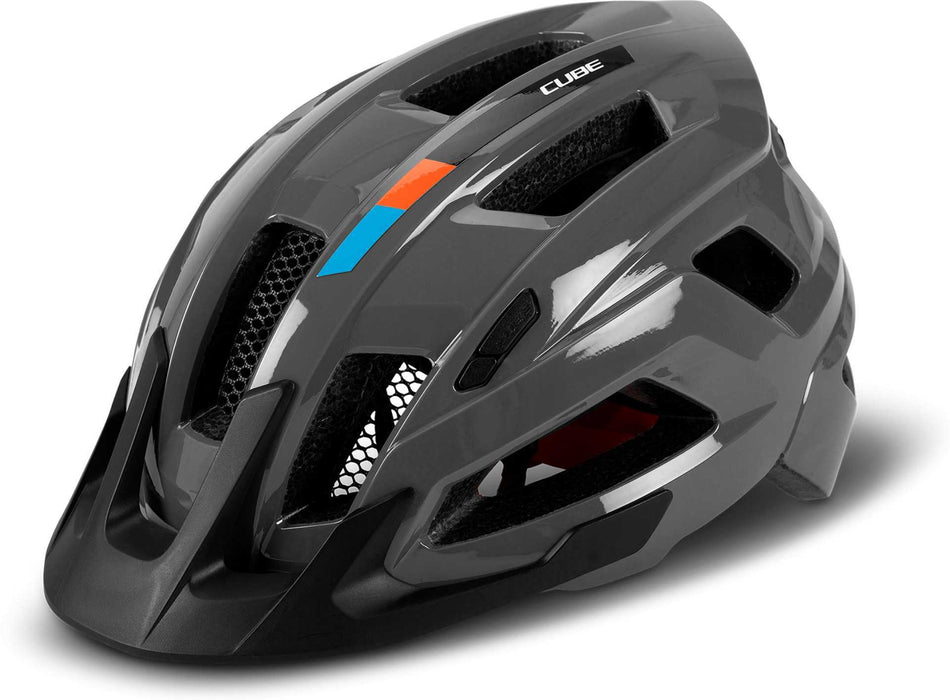 Cube Helm STEEP X Actionteam grey´n´orange