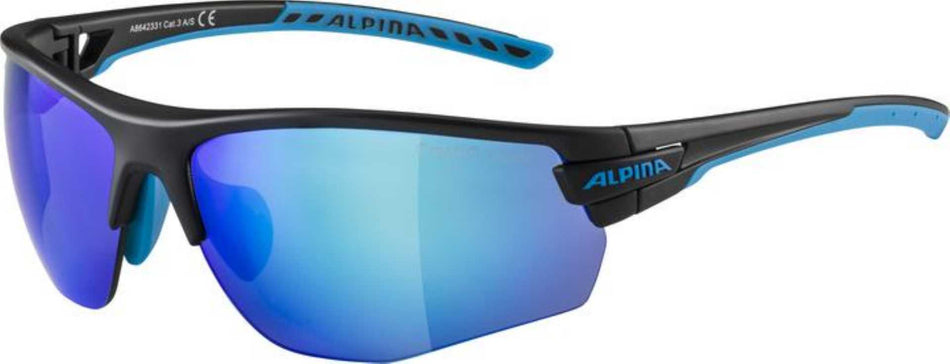 Alpina TRI-SCRAY 2.0 HR CMB/CMO/CC Brille black matt-cyan