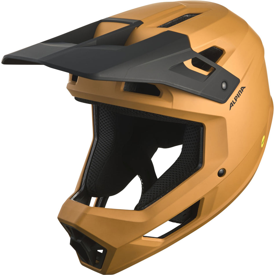 Alpina Pikes Mips Downhill-Helm burro-brown matt