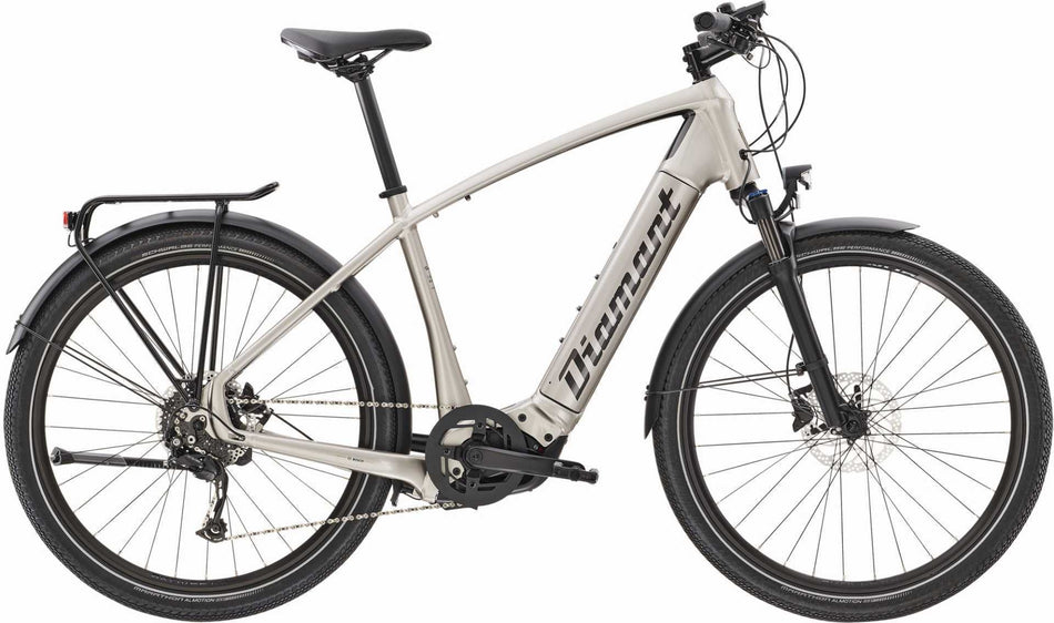 Diamant Zouma+ 500 Wh E-Bike Herren 27,5" Iridiumsilber Metallic