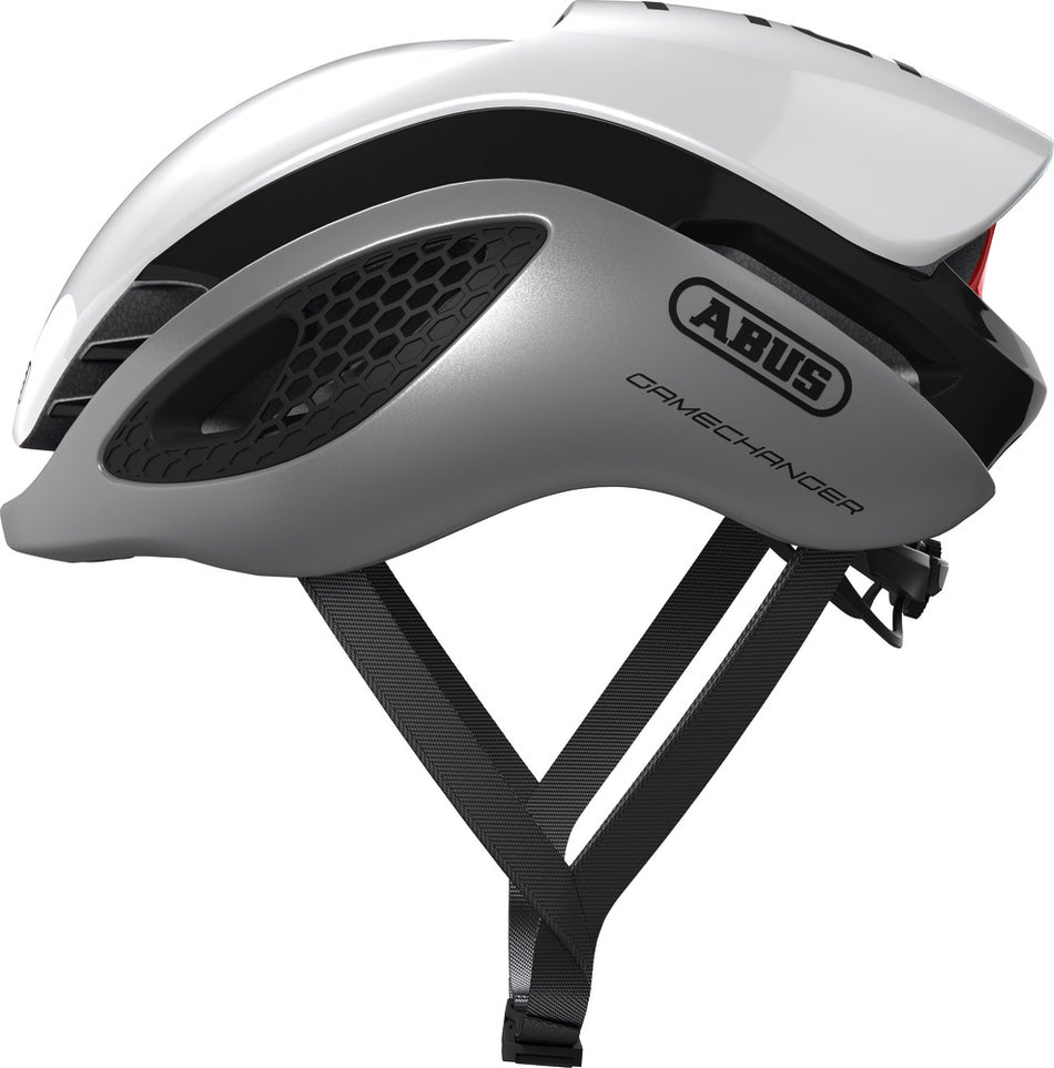 B-Ware - Abus GameChanger Rennrad-Helm silver white (Gebrauchtware)