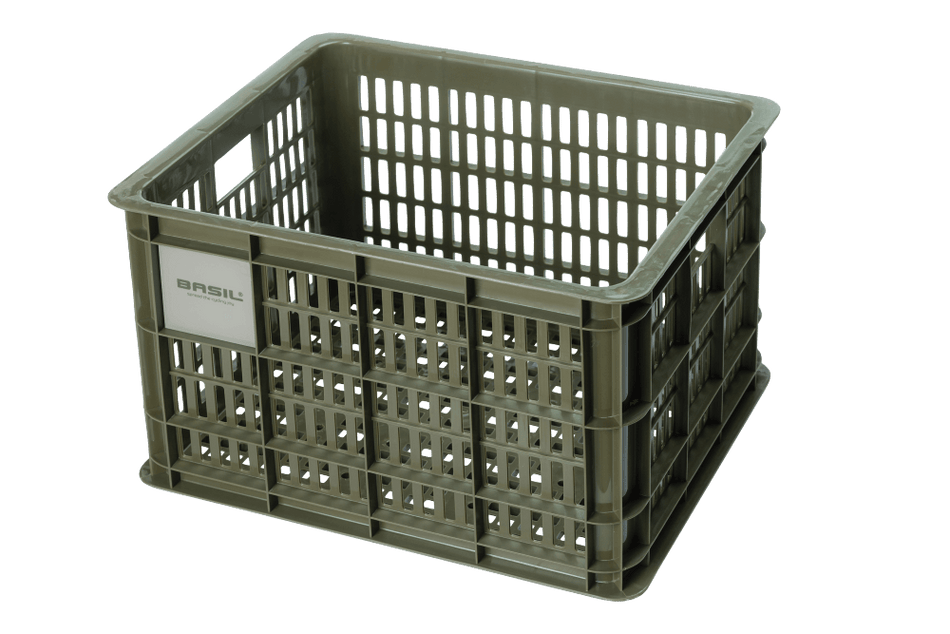 Basil Crate Fahrradkasten moss green