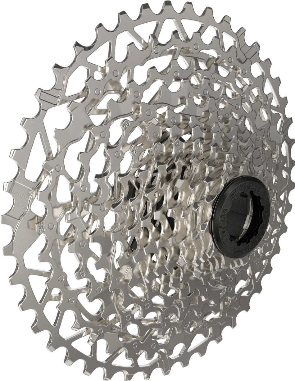 SRAM PG-1231 Kassette 12-fach 11-44 Zähne, HG-Body, silber