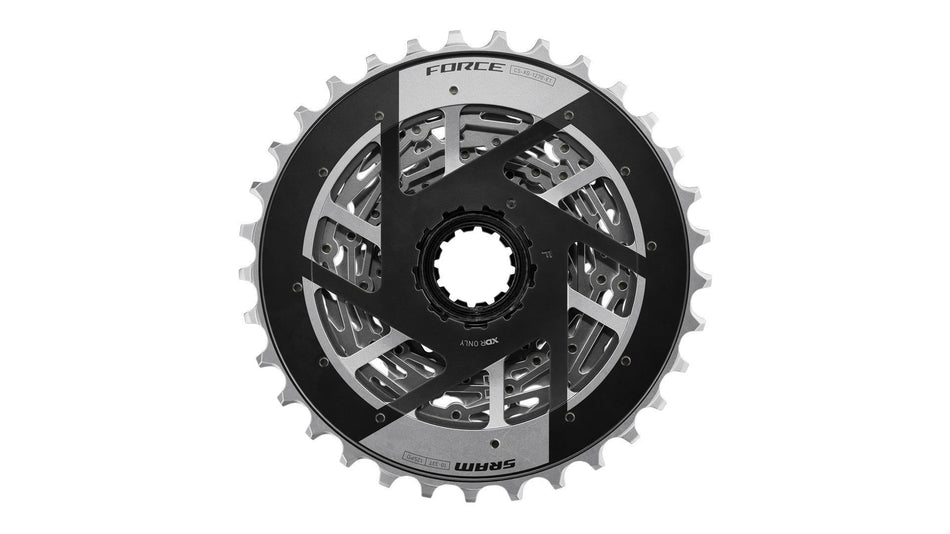 SRAM XG-1270 E1 Kassette 12-fach, XDR-Body silber/schwarz