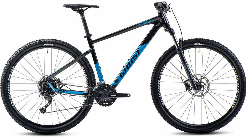 Ghost Kato Universal AL MTB-Hardtail Diamant 27,5" black/bright blue glossy