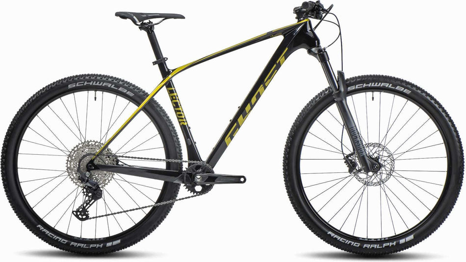 Ghost Lector LC MTB-Hardtail Diamant 29" black/kiwi glossy