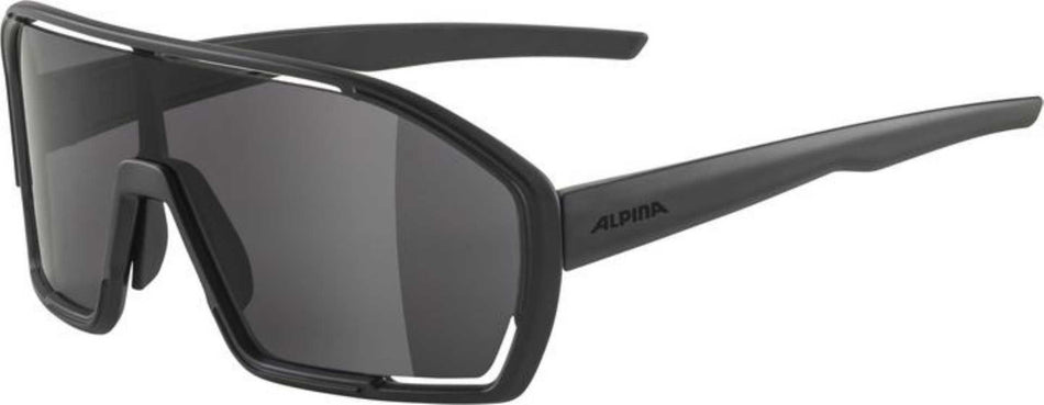Alpina Bonfire Sportbrille all black matt/smoke