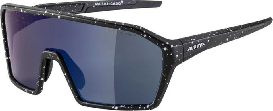 Alpina Ram Q-Lite Sportbrille black blur matt/mirror blue