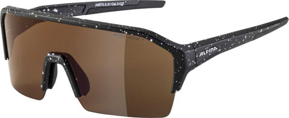 Alpina Ram HR Q-Lite Sportbrille black/mirror red