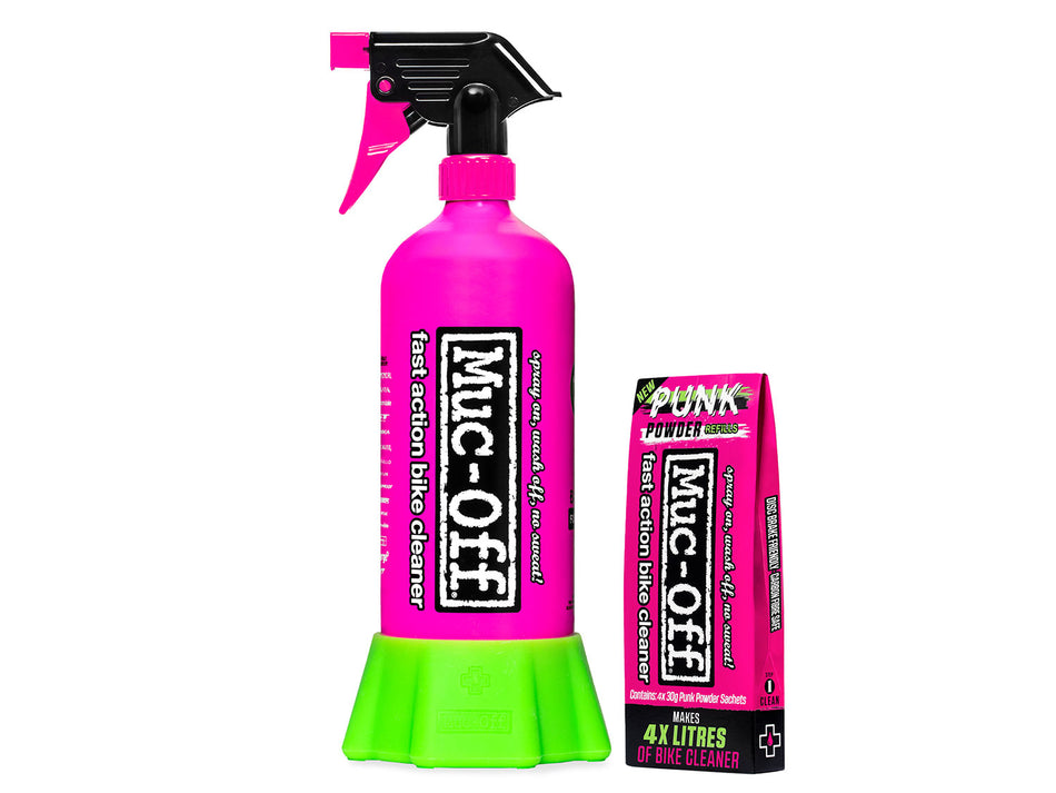 Muc-Off Bottle For Life Bundle Fahrradreiniger inkl. 4 x Punk Powder
