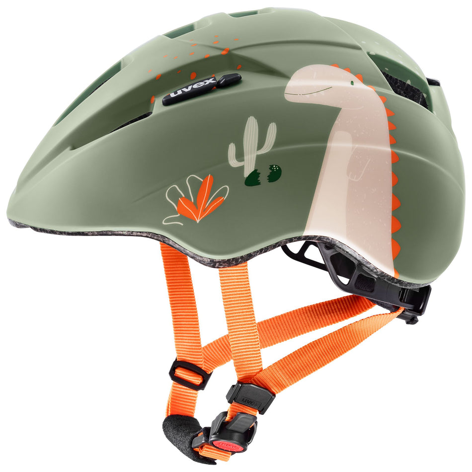 Uvex Kid 2 CC Kinder-Helm sage green dino matt XS (46-52 cm)