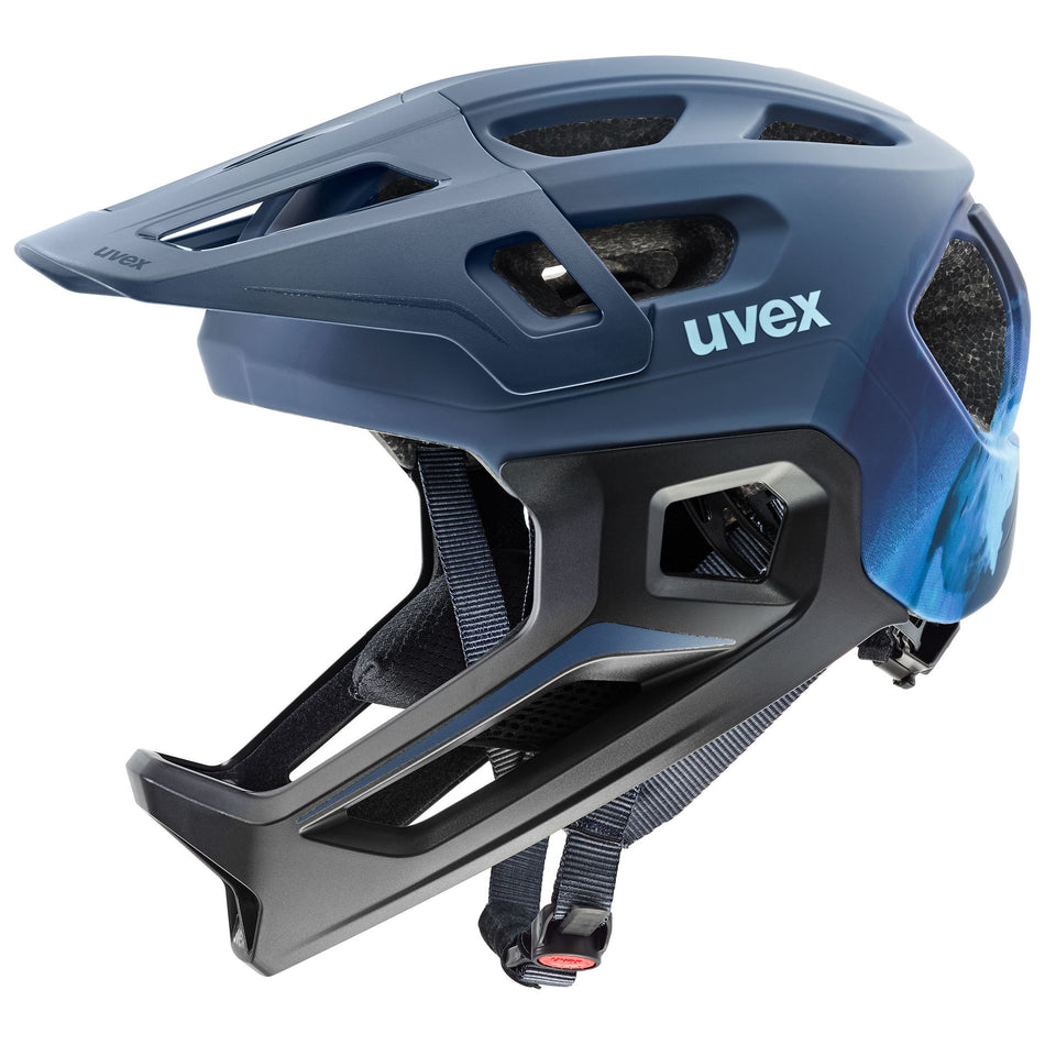Uvex React Jr. Fullface Kinder-Helm dusk blue matt S (52-56 cm)