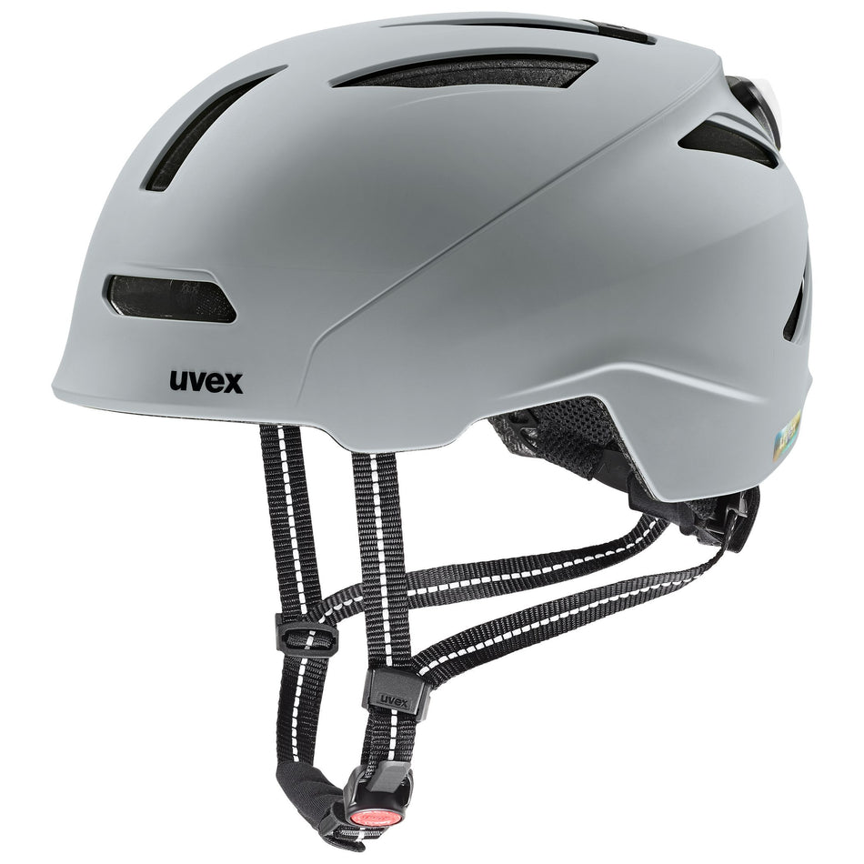 Uvex Urban Planet LED Helm rhino matt
