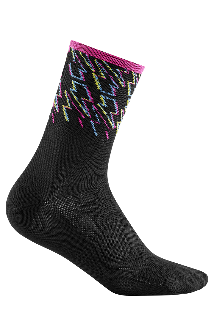 Cube Socke High Cut Blackline black´n´blue´n´pink
