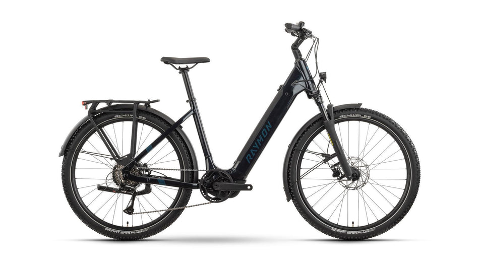 Raymon Tourray 630 Wh E-Bike Wave 27,5" nebular blue/chrome