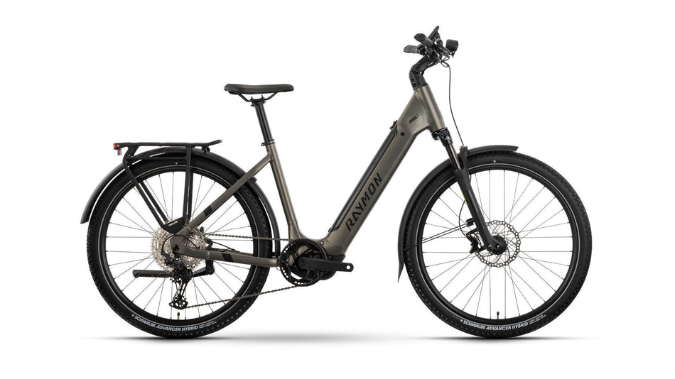 Raymon Tourray Pro 800 Wh E-Bike Wave 27,5" kalmatarey/black/terra