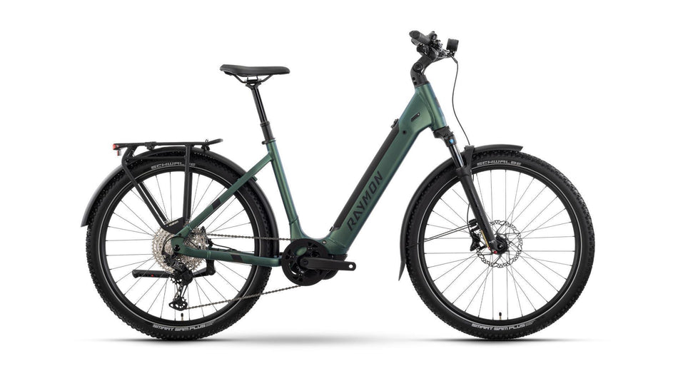 Raymon Tourray Ultra 800 Wh E-Bike Wave 27,5" sunlight magic/chrome