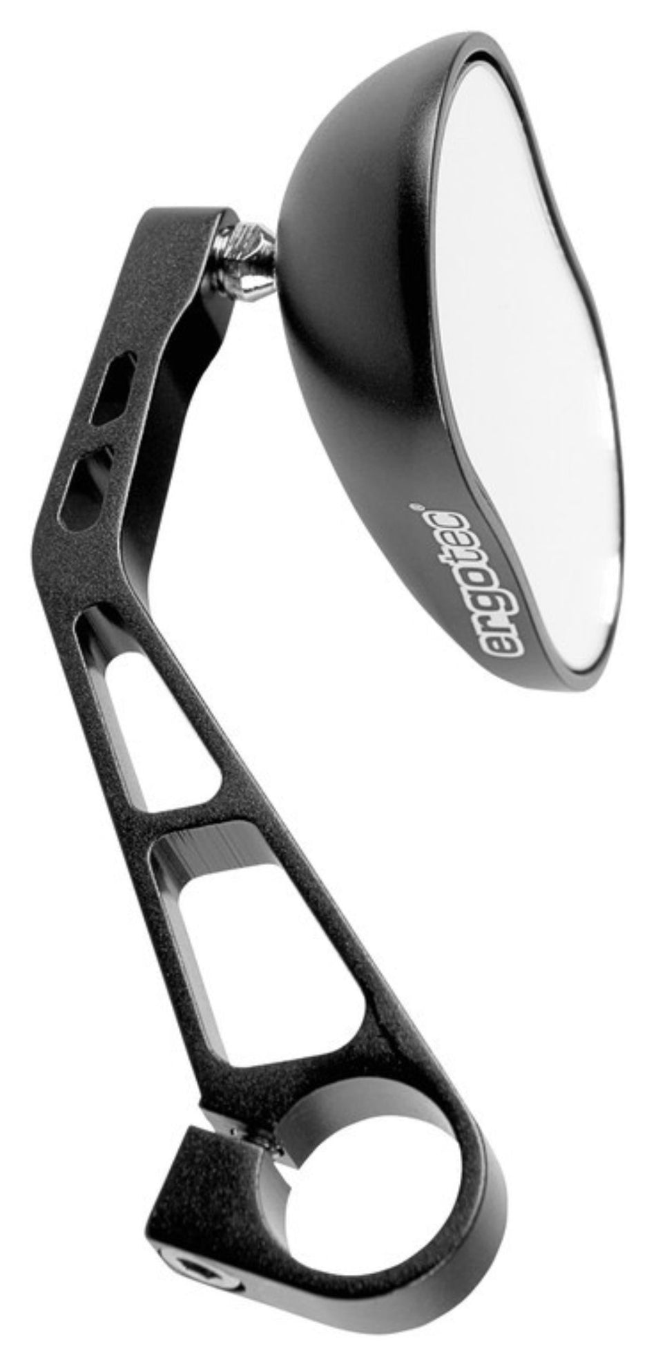 Ergotec Rückspiegel M-88, für Links-/ Rechtsmontage alu schwarz