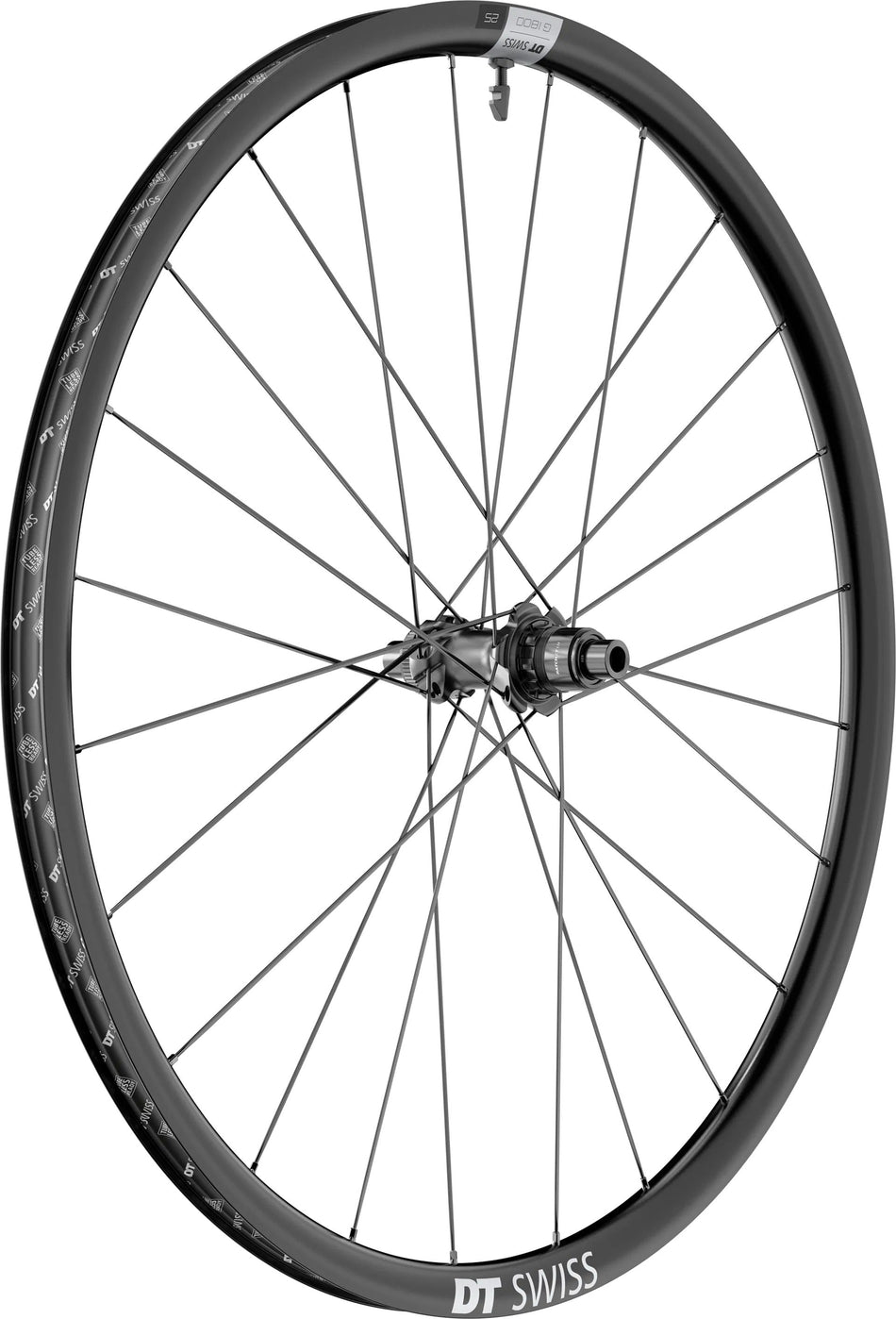 DT Swiss G 1800 Spline 25 Hinterrad 28", Center Lock, Felgenhöhe 25 mm, Freilaufkörper Sram XD Road für Steckachse 12/142 mm TA, Ratchet LN