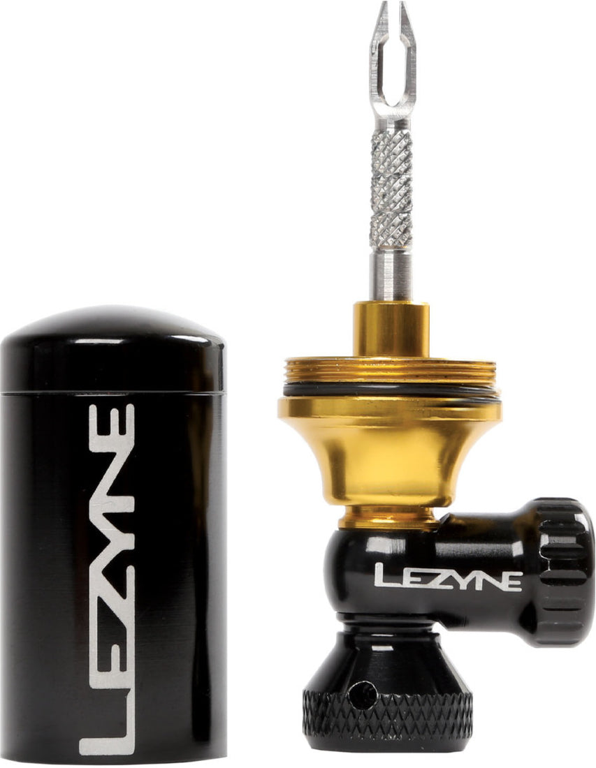 Lezyne Tubeless CO2 Blaster schwarz/gold