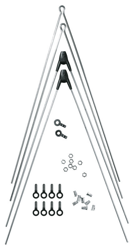 SKS GERMANY ASR Strebensatz Bluemels 3.0 mit Zubehör für Vorderrad und Hinterrad silver