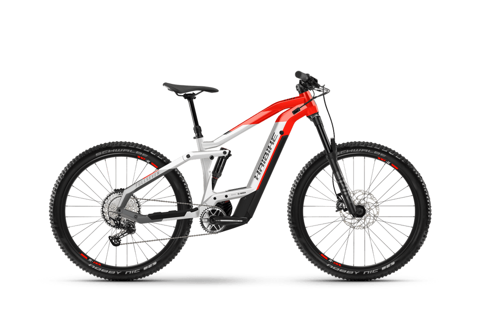 Haibike FullSeven 9 27,5" cool grey/ red