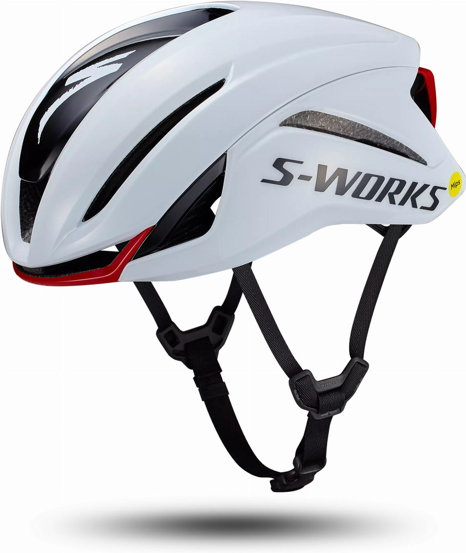 Specialized S-Works Evade 4 Mips Rennrad-Helm white/red