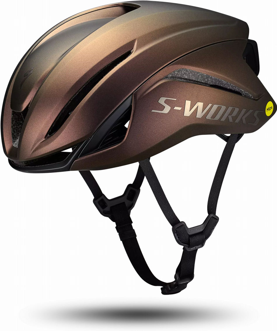 Specialized S-Works Evade 4 Mips Rennrad-Helm satin root beer