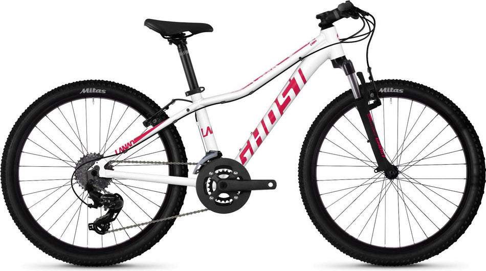 Ghost Lanao 2.4 AL W Jugendrad 24" star white / ruby pink