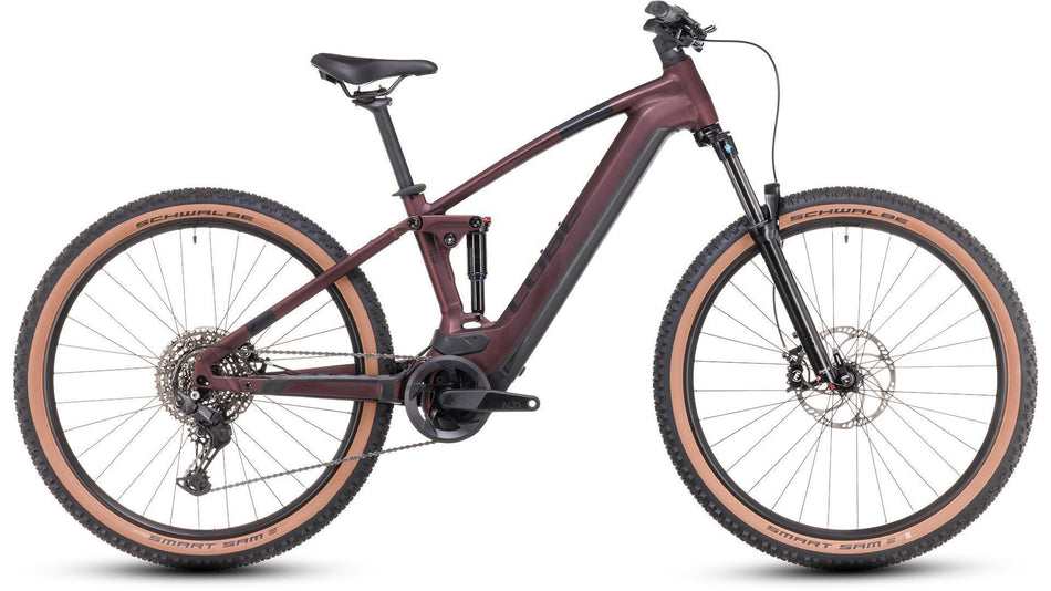 Cube Stereo Hybrid 120 One 625 Wh E-Bike Fully rubyred´n´black