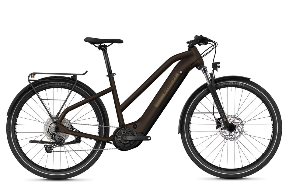 Ghost E-Square Trekking Advanced Y 630 WH E-Bike Trapez 27,5+" chocolate/riot red